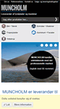 Mobile Screenshot of muncholm.dk